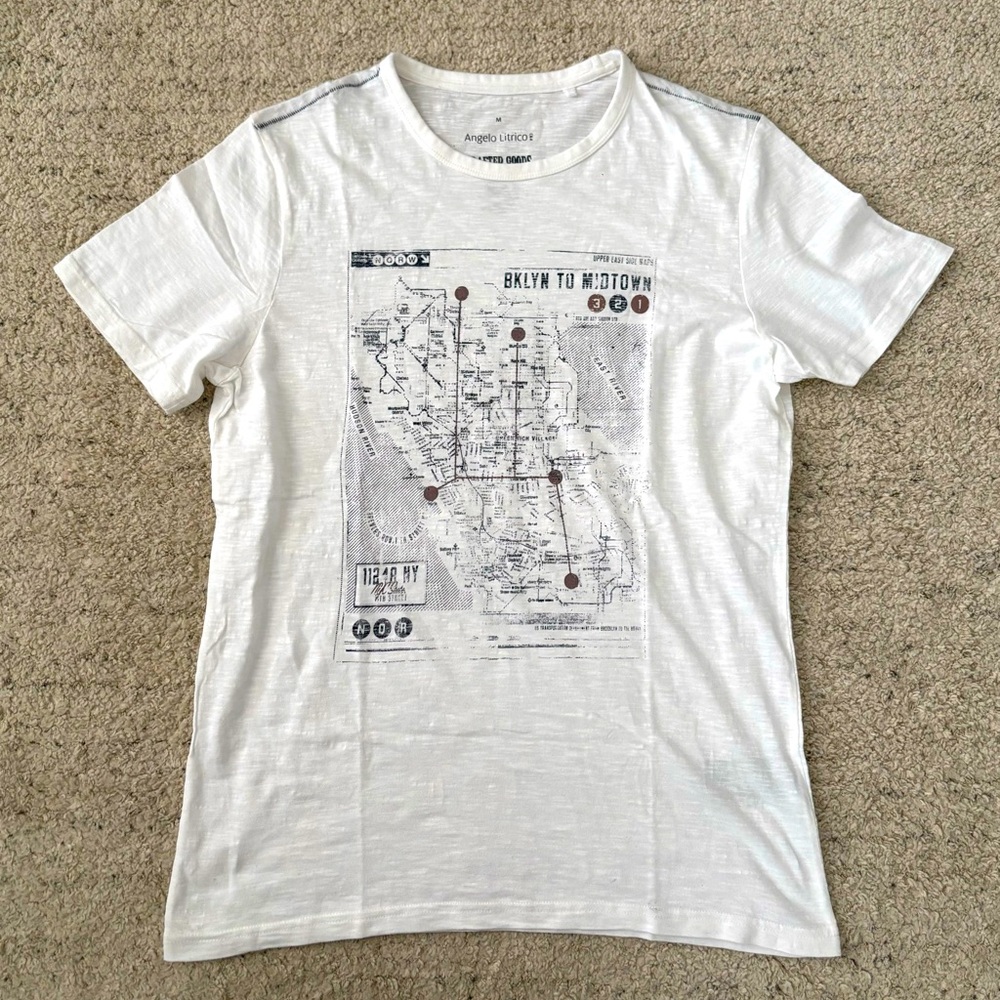 NYC Subway Vintage Angelo Litrico Graphic T-shirt
